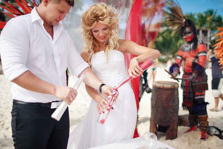 Wedding day in Tulum 