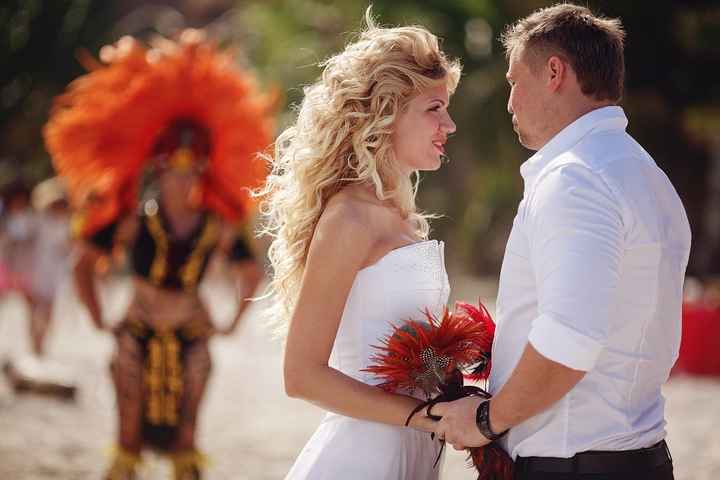 Wedding day in Tulum, Mexico