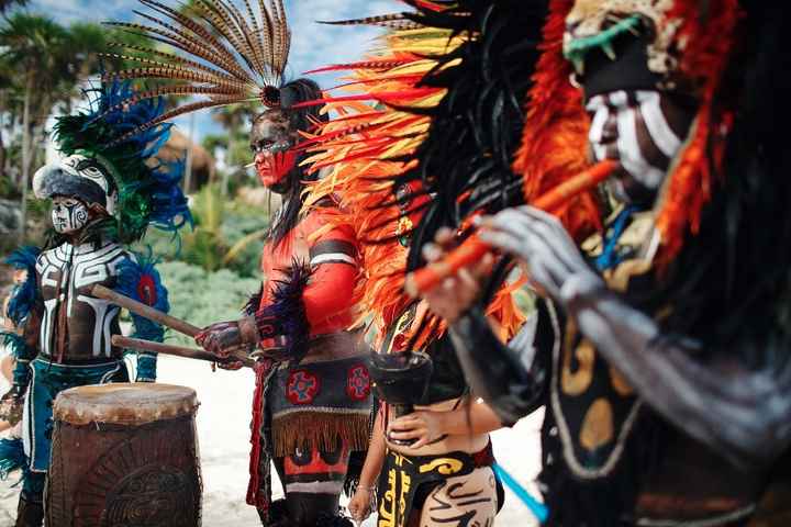 Wedding day in Tulum, Mexico