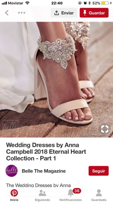 Zapatillas para novia 👠 😍 36