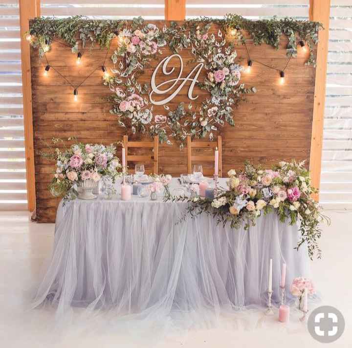 ¿qué les parecen estas ideas de mesa para los novios? - 1