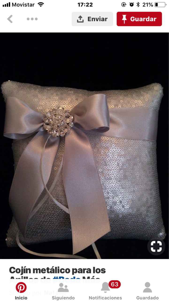 Cojines de Novios y argollas - 18