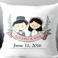 Cojines de Novios y argollas - 1
