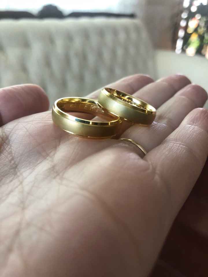 Argollas matrimoniales. - 1