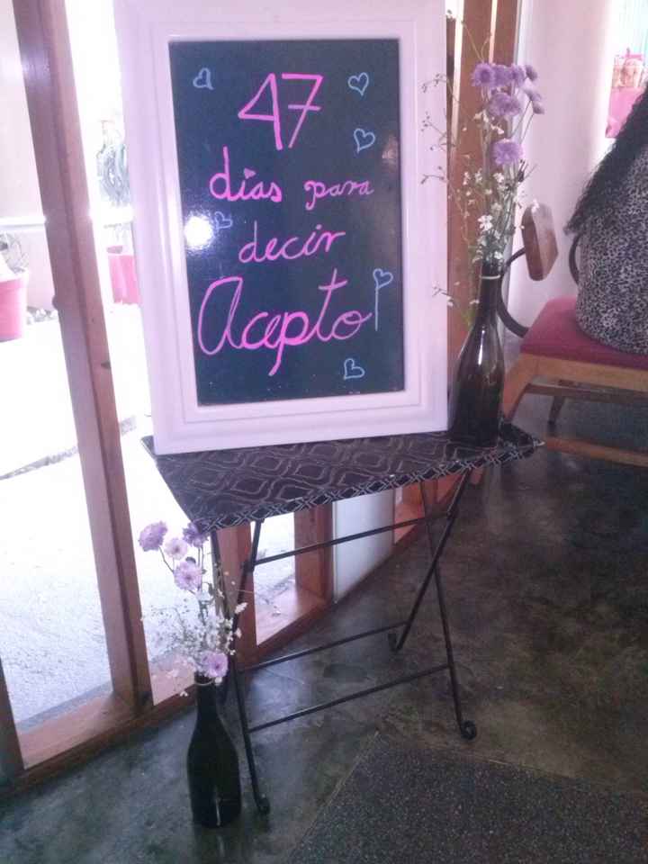 A 47 dias del gran diaaa!!!!