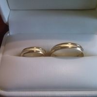..Ya tenemos anillos...listos para el gran dia=)!!!