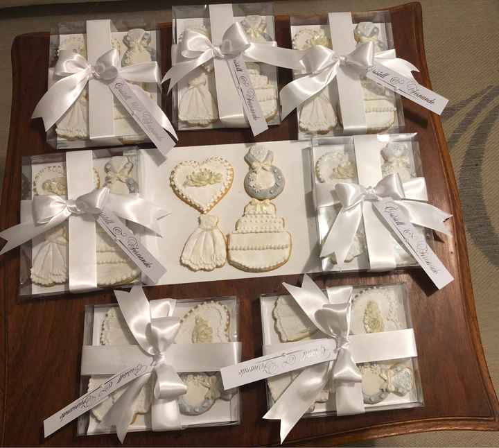 Galletas decoradas para mis padrinos . - 2