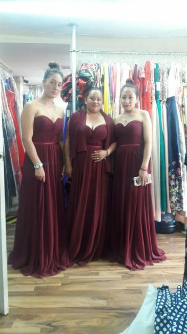 ¿Tus damas eligieron su propio vestido? - 1