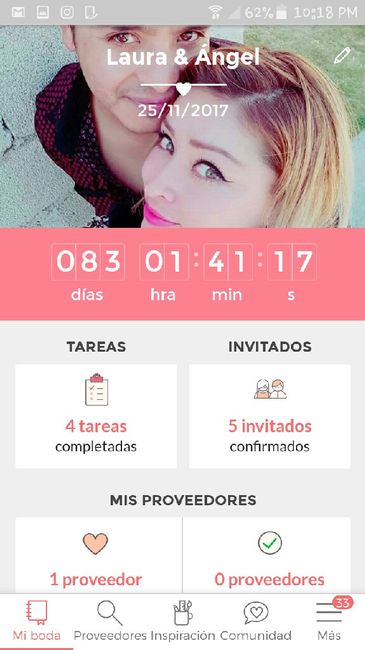  Cuanto tiempo falta para su gran día 😍😍😍 - 1