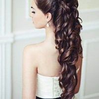 Peinado para cabello largo