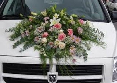 Flores naturales para auto