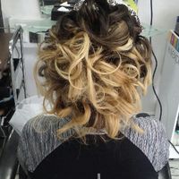 Mi prueba de peinado y a unas cuantas horas de mi gran dia - 2