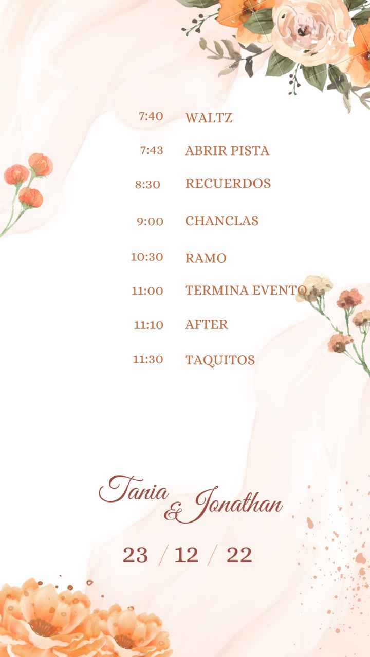 Cronograma de Boda - 2