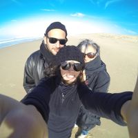 Avec Flo à Cap Ferret