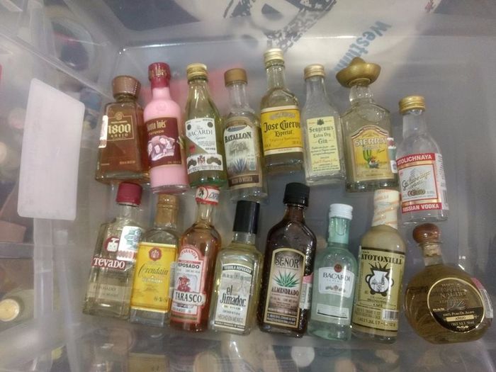 mini botellas