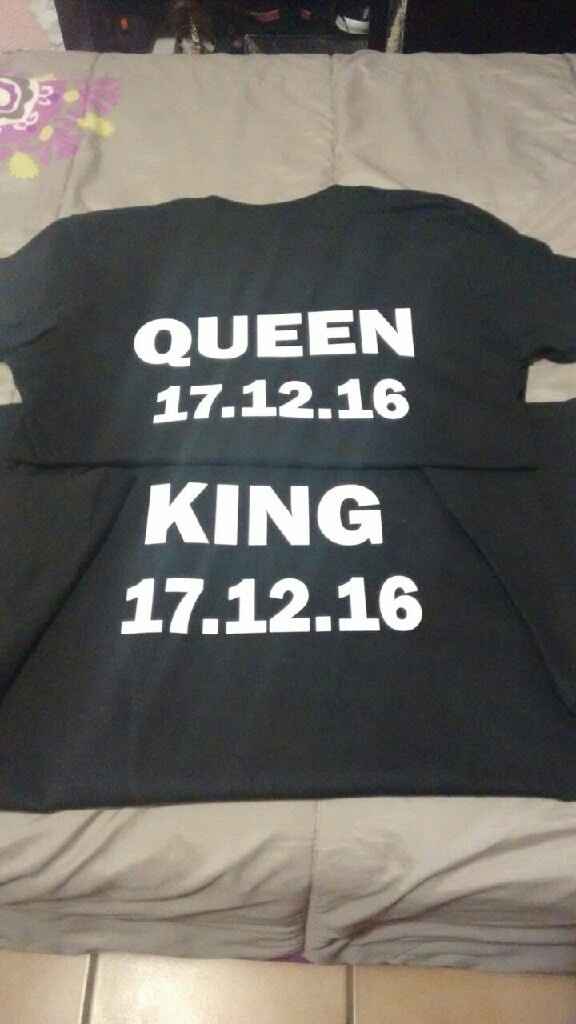 Mis playeras de regalo de aniversario!!! - 1