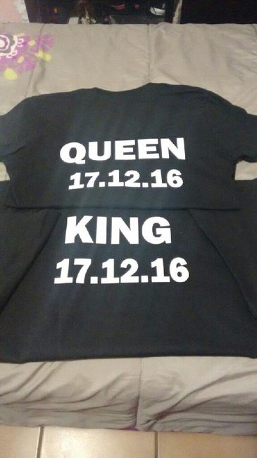 Mis playeras de regalo de aniversario!!! - 1