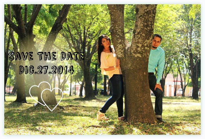 Nuestra opciòn de save the date