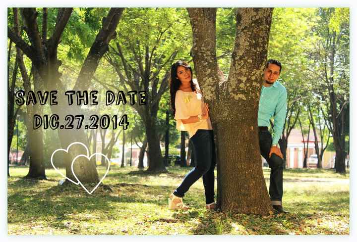 Nuestra opciòn de save the date