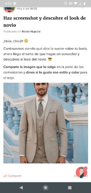 Haz screenshot y descubre el look de novio 7