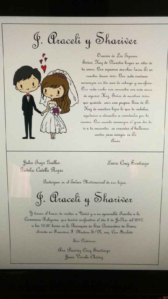 A quienes se nombran en las invitaciones - 1