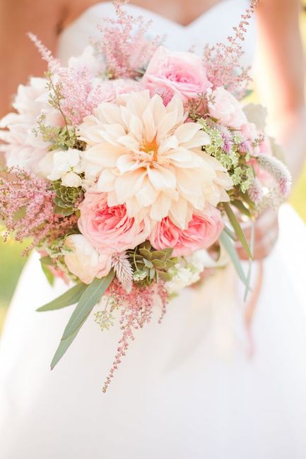  Ramo de novia color  rosa - 5