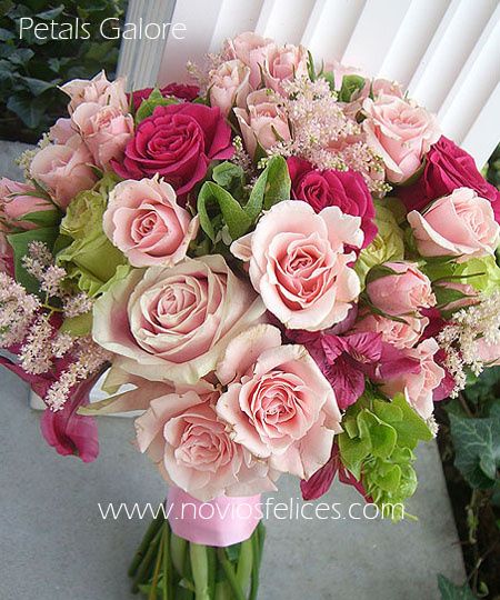  Ramo de novia color  rosa - 6