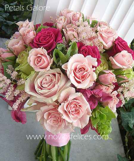  Ramo de novia color  rosa - 6