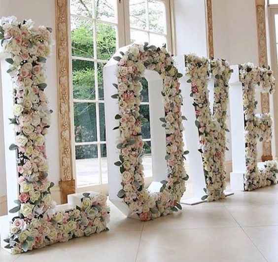 Letras con flores - 5