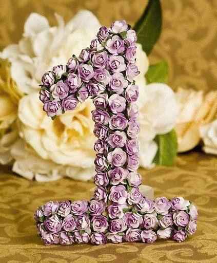 Letras con flores - 6