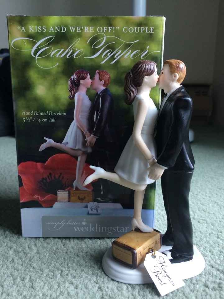 Mis wedding cake toppers! 