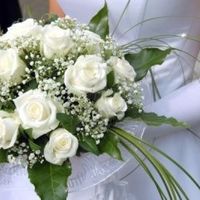 ramo de rosas blancas