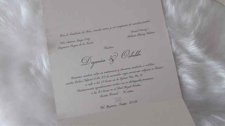 Ya me hicieron la prueba de mis invitaciones  :) - 1