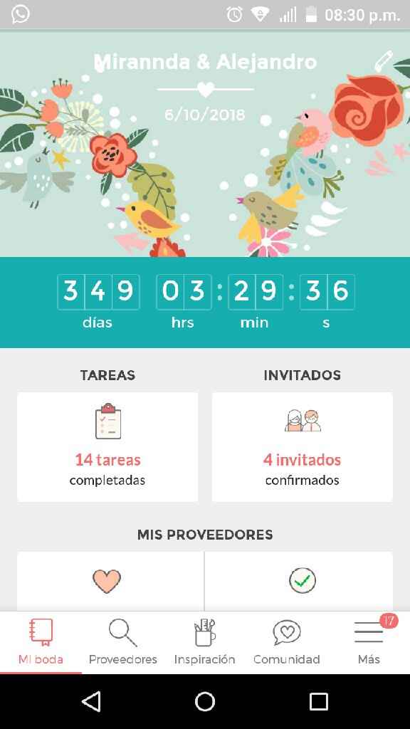 ¿Cuántos días faltan para tu día B? - 1