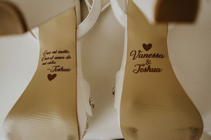 ¿Que tipo y color de zapatilla llevarán en su boda? 1