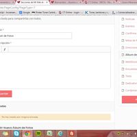 NO ME APARECE SUBIR FOTOS!