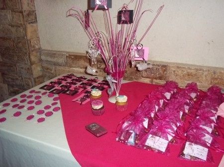 Mesa para despedida