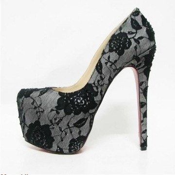 zapatillas con encaje