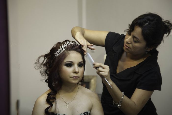 mi maquillaje y peinado