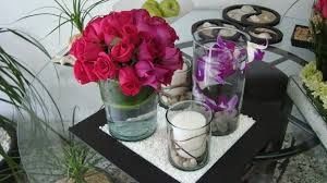 flores en agua