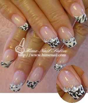 uñas animal print