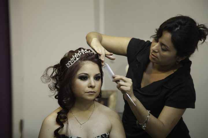 mi maquillaje y peinado