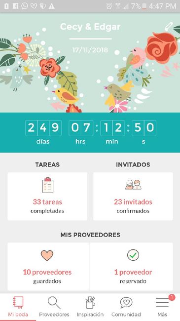 ¿Cuánto falta para que se casen? - 1