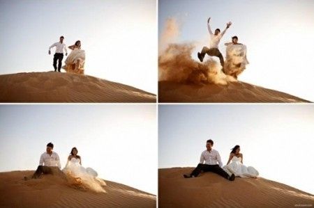 TRASH THE DRESS EN EL DESIERTO