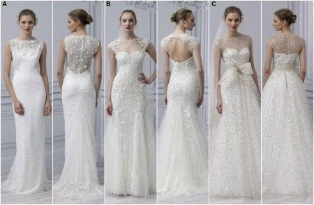 Cual de estos vestidos con detalles en escote y espalda escogerías tu??