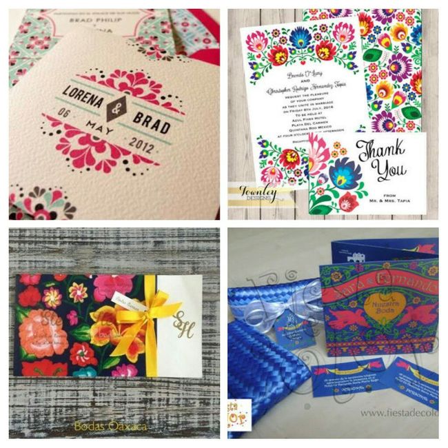 Invitaciones estilo mexicano - 1
