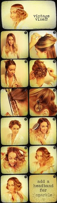 asiendo el cabello largo lucir corto
