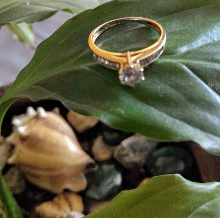 Si hubieras podido elegir el anillo de compromiso.. - 1