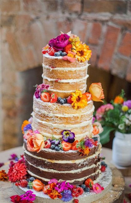 Pasteles decorados con flores 7