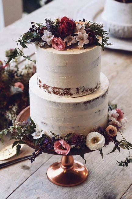 Pasteles decorados con flores 15